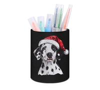 THisdownd Simpatico Cane Dalmata Natale Rotondo Portapenne Matita Tazza Organizzatori Scrivania E Accessori Forniture Per Ufficio Desktop Decor