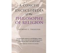 Thiselton Anthony C Concise Ency Of The Philosophy Book NUOVO