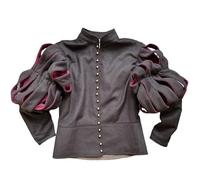 ThisToffGuys Giacca in stile medievale rinascimentale lanzichenecco personalizzata - Tunica con sbuffi e spacchi - Costume storico for uomo (varie taglie/su misura)