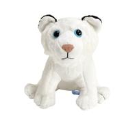 ThisToffGuys Peluche tigre bianca realistica da 29 cm, bambola di peluche morbida, adorabile