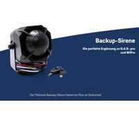 Thitronik 100089 sirena di backup batteria buffer integrata per G.A.S.-Pro e ...