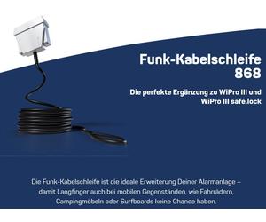 Thitronik 100944 Cavo Senza Fili XL Bianco Per WiPro III, Safe.Lock. 5 Metri