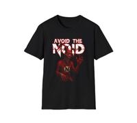 thjbd5se Avoid The Noid Horror Style T-Shirt Unisex Tee Retro 80s Design Soft Cotton Black 3XL