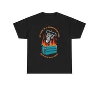 thjbd5se My Life Is Like A Dumter Fire Graphic T Shirt Unisex Heavy Cotton Tee Gift Black M