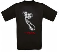 thjbd5se Omen Damien Horror Cult Movie T-Shirt Black L