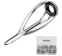THKFISH Canna da Pesca Kit Riparazione Kit di Riparazione delle Punte della Canna da Pesca 50pcs Palo Tip Repair Kit con Scatola 10 Taglie