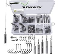 THKFISH Kit da Pesca Drop Shot Rig - Ami, Esche e Pesi C-Kit 103 Pezzi
