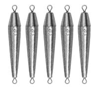 THKFISH Piombo da pesca, Inline Trolling Sinker Fishing Weights Sinkers doppio anello di piombo, piombo siluro per acqua salata e dolce, 1oz-3,5oz, set di piombo da pesca, piombo dropshot, piombo,