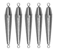 THKFISH Piombo da pesca, Inline Trolling Sinker Fishing Weights Sinkers doppio anello di piombo, piombo siluro per acqua salata e dolce, 1oz-3,5oz, set di piombo da pesca, piombo dropshot, piombo,