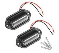 Thlevel 2PCS Luci Targa LED per 12V Auto Rimorchi Camper Camion Roulotte e Barche