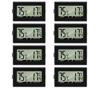 Thlevel Mini Termometro Igrometro Digitale Termoigrometro Temperatura e Umidità per Serra Casa Ufficio 8PCS