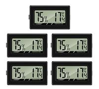 Thlevel Termometro Igrometro Digitale Temperatura e Umidità Thermometer Hygrometer Termoigrometro per Casa Ufficio 5PCS