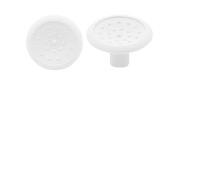 THLMT 2 pezzi di cappucci per joystick compatibili con ANBERNIC RG406V/RG406H/RG476H/RG477M, cappucci a bilanciere per levette analogiche, coperture per pulsanti delle levette della console (bianco)