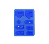 THLMT 8PCS silicone polvere tappi compatibili per PS5 Slim, Copertura antipolvere per console di gioco Filtro antipolvere della porta della spina (Blu)