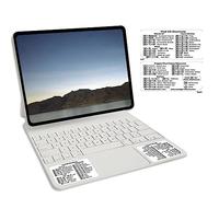 THLMT Adesivo scorciatoia da tastiera 1PCS, scorciatoie da tastiera adesive per PC Laptop Tastiera Riferimento Simboli chiave Decalcomanie scorciatoia appiccicose (per le scorciatoie dell'ipad os)