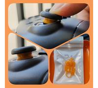 THLMT Anello protettivo per joystick 8PCS compatibile con Steam Deck/per Xbox/per PS4/per PS5/per Switch Pro/per ROG Ally, anello protettivo elastico in silicone (Arancione)