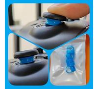 THLMT Anello protettivo per joystick 8PCS compatibile con Steam Deck/per Xbox/per PS4/per PS5/per Switch Pro/per ROG Ally, anello protettivo elastico in silicone (Blu)