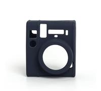 THLMT Custodia in silicone per fotocamera compatibile con Instax Mini 40, custodia protettiva per il trasporto della fotocamera istantanea, copertura della custodia a conchiglia da viaggio (Blu)