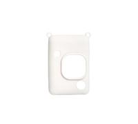THLMT Custodia in silicone per fotocamera compatibile con Instax Mini Liplay, borsa per il trasporto della fotocamera istantanea, custodia da viaggio con copertura a conchiglia (Bianco)