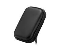 THLMT Custodia protettiva Borsa Compatibile per MIYOO MINI PLUS R36S R35S RGB20SXU10 per ANBERNIC RG35XX RG35XX PLUS, Console di gioco EVA Custodia da trasporto Shell Custodia di copertura (Nero)