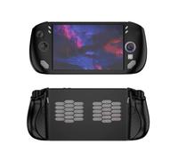 THLMT Custodia protettiva in silicone compatibile con Legion Go S, pelle del guscio di raffreddamento della console di gioco Copertura antipolvere per gioco portatile (Solo custodia) (Nero)