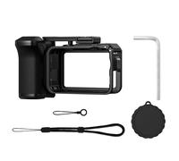 THLMT Impugnatura compatibile con OSMO ACTION 6, kit maniglia per action cam per fotografia di strada, staffa estesa, gabbia, attacco a slitta, adattatore a sgancio rapido, telaio con cordino