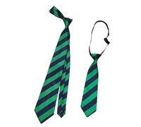 THOANBY 1 pezzo / 2 pezzi Cravatte per ragazze adolescenti banchetti in maschera Cravatta carino britannico carino Neckwear femminile uniforme cravatta da lavoro per donna clip collare tinta unita