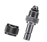 THOANBY Adattatore regolatore,Adattatore CO2 ad Angolo retto per acquari,Design a Prova di perdite,Accessorio per acquari in Lega di Alluminio