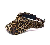 THOANBY Berretto da baseball da donna atletico a basso profilo leopardato stampa animalier cotone regolabile vuoto top per cappello da sole per esterni S cappelli da sole per uomo con patta per il