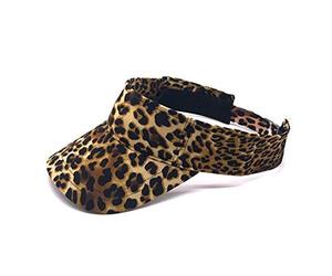 THOANBY Berretto da baseball da donna atletico a basso profilo leopardato stampa animalier cotone regolabile vuoto top per cappello da sole per esterni S cappelli da sole per uomo con patta per il