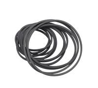 THOANBY Cinghie di trasmissione in gomma per registratore a nastro, lettori video, set da 20 pezzi, robuste e stabili, dimensioni miste 35-65 mm, larghezza 1,2 mm, kit di manutenzione per