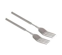 THOANBY forchette,Confezione da 2 forchette telescopiche in Acciaio Inossidabile,cucchiai,Posate Lunghe espandibili,Utensili da Pranzo telescopici per Barbecue e Campeggio.