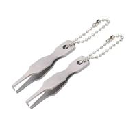 THOANBY Pinzette per lenza da pesca in acciaio inox, 2 pezzi, pinze per apertura a doppio anello, accessori per apri rapidi