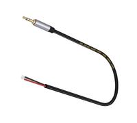THOANBY Spine Maschio da 3,5 mm a Filo Nudo,Cavo Stereo da 3,5 mm con estremità Aperta a 3 Poli da 1/8 di Pollice per Cuffie,Riparazione e Sostituzione