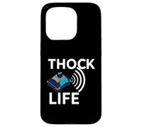 Thock Life Mechanical Keyboard Switch Enthusiast Gamer Custodia per iPhone 15 Pro