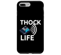 Thock Life Mechanical Keyboard Switch Enthusiast Gamer Custodia per iPhone 7 Plus/8 Plus