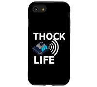 Thock Life Mechanical Keyboard Switch Enthusiast Gamer Custodia per iPhone SE (2020) / 7/8