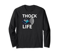 Thock Life Mechanical Keyboard Switch Enthusiast Gamer Maglia a Manica
