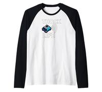 Thock Life Mechanical Keyboard Switch Enthusiast Gamer Maglia con Maniche Raglan