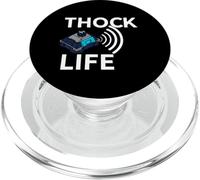 Thock Life Mechanical Keyboard Switch Enthusiast Gamer PopSockets PopGrip per MagSafe