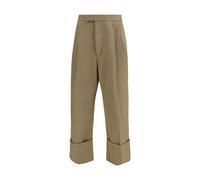 Thom Browne Beige Cotton Casual Pants - 1