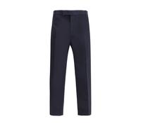 Thom Browne Blue Cotton Casual Pants - 1