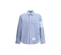 Thom Browne Blue Cotton Pattern Shirt - 1