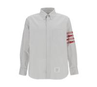 Thom Browne - Camicia Oxford University Stripe - - Shirts - Uomo - Grigio - M