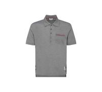 Thom Browne Gray Cotton Polo Shirt - 4