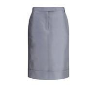Thom Browne Gray Wool Midi Skirt - IT42 | L