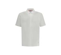 Thom Browne White Cotton Polo Shirt - 1