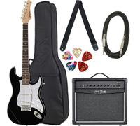 Harley Benton ST-20 BK Standard Serie Bundle