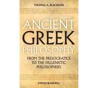 Thomas A. Blackson Ancient Greek Philosophy (Tascabile)