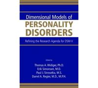 Thomas A. Widiger Dimensional Models of Personality Disorders (Tascabile)